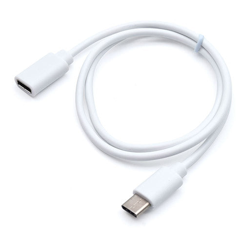 日本トラストテクノロジー 充電・通信対応 TypeC延長ケーブル 0.5m JSC-046WH