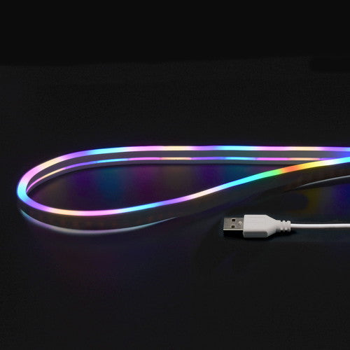 日本トラストテクノロジー USBネオンチューブライト 2m レインボー NEONLT2M-RB
