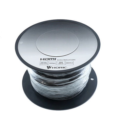 ホーリック 光ファイバー HDMIケーブル 50m メッシュタイプ ゴールド HH500-548GM