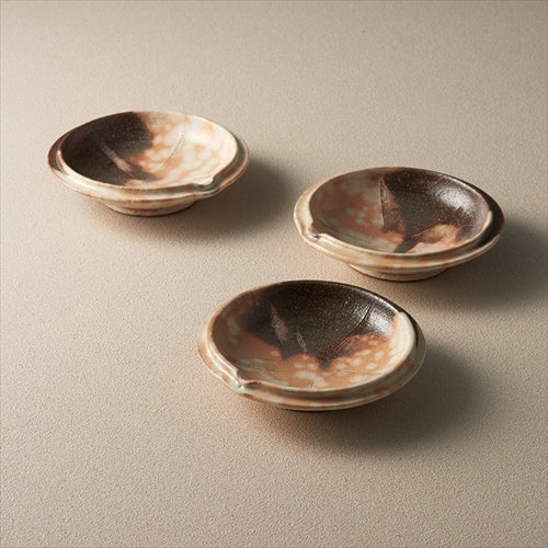 萩焼 〈三戸逸雄作〉御本手取皿5枚揃 K20905424