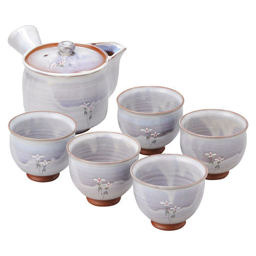 松尾邑華作 梅鉢草茶器揃 K21205218