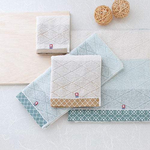 和布小紋 modern フェイスタオル2P(国産木箱入) 22312402