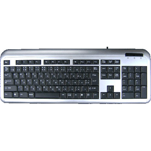 アオテック フルサイズ109キー日本語キーボード シルバー AOK-109UPS