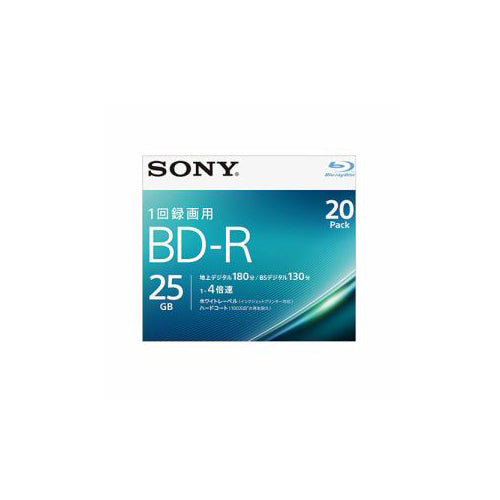 ソニー 20BNR1VJPS4 ビデオ用ブルーレイディスク 20枚パック