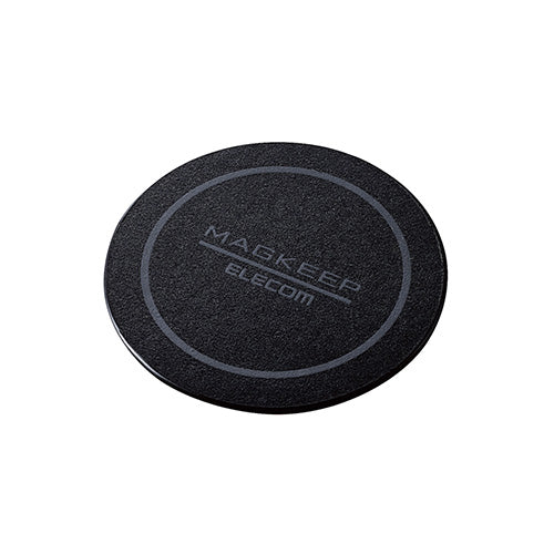 エレコム マグネットステッカー/Magkeep/iPhone12シリーズ対応/1枚入り/ブラック AMS-DSSTBK