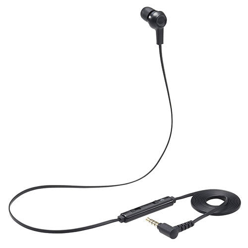 エレコム ヘッドセット イヤホン インナーイヤー 3.5φ4極 片耳 カナル ミュートスイッチ付き モノラル 変換ケーブル付 インラインコントローラー PS4/5 NINTENDO SWITCH HS-EP18TBK