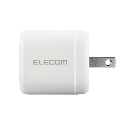 エレコム AC充電器/USB充電器/USB Power Delivery準拠/30W/USB-C1ポート/USB-A1ポート/スイングプラグ/ホワイト MPA-ACCP30WH