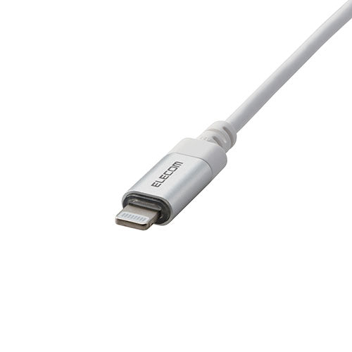 エレコム USB-A to Lightningケーブル/LEDライト付き/タッチセンサー/1.2m/ホワイト MPA-UALT12WH