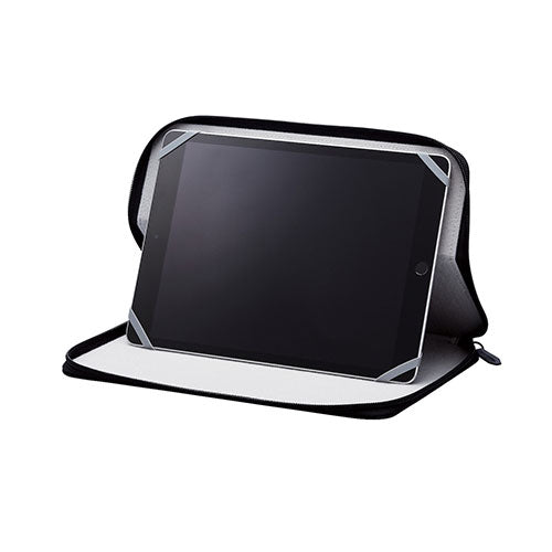 エレコム タブレット汎用ケース/ソフトレザー/フリーアングル/ペンホルダー/8.5~11.5inch/ブラック TB-10CSPGFLBK