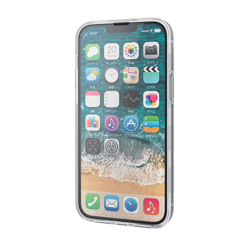 エレコム iPhone 14 Plus ハードケース 360度保護 PM-A22BHV360LCR