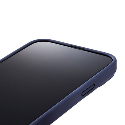 エレコム iPhone 14 Plus ハイブリッドケース シリコン カラータイプ PM-A22BHVSCCNV