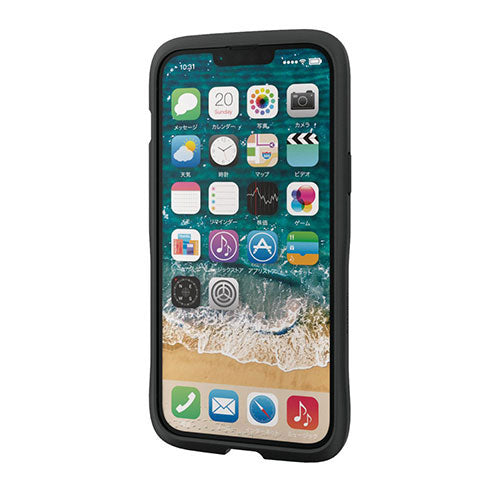 エレコム iPhone 14 Plus TOUGH SLIM LITE バンパー PM-A22BTSLBBK