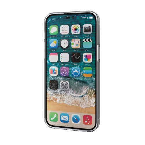エレコム iPhone 14 Pro Max ハイブリッドケース MAGKEEP PM-A22DMAG02WH