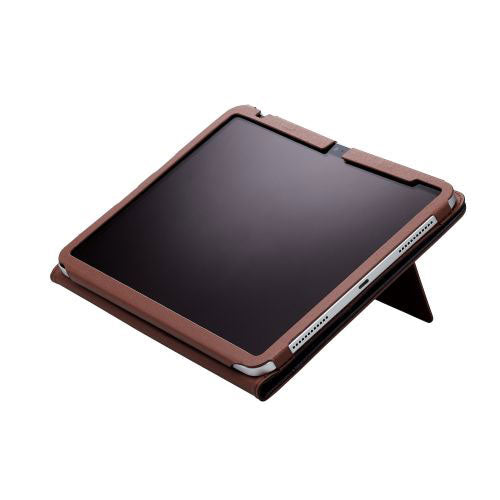 エレコム iPad 第10世代 フラップケース ソフトレザー スタンド付 スリーブポケット スリープ対応 TB-A22RPLFP2BK