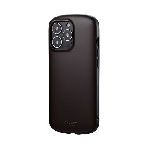 LEPLUS iPhone 13 Pro 超軽量・極薄・耐衝撃ハイブリッドケース「PALLET AIR」 マットダークブラウン LP-IP21PLAMBR