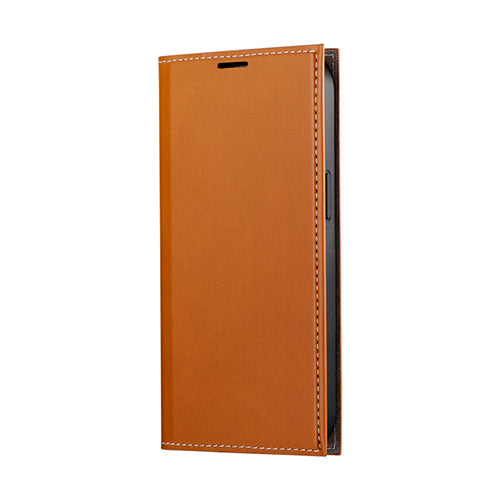 LEPLUS iPhone 13 Pro 薄型PUレザーフラップケース「PRIME」 キャメル LP-IP21PRICM