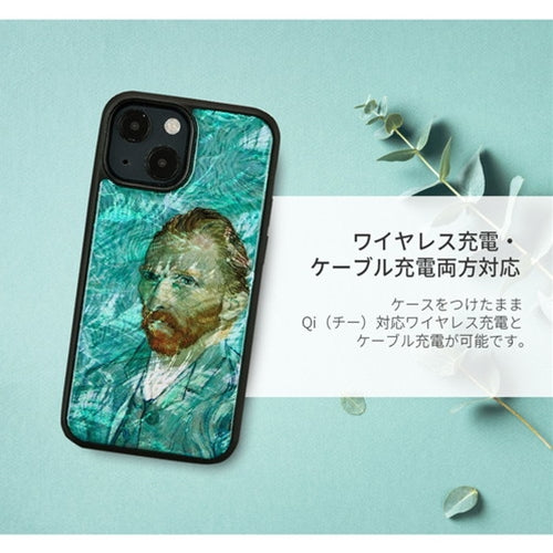 ikins 天然貝ケース for iPhone 13 mini 夜のプロヴァンスの田舎道 I21031i13MN