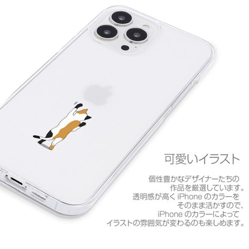 dparks ソフトクリアケース iPhone 13 Pro Max ネコ DS21209i13PM