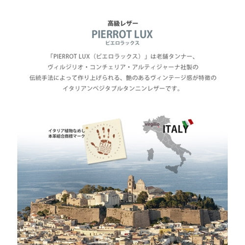 abbi SIGNATURE PIERROT LUX イタリアンレザーダイアリーケース for iPhone 13 グリーン ABS21796i13GR