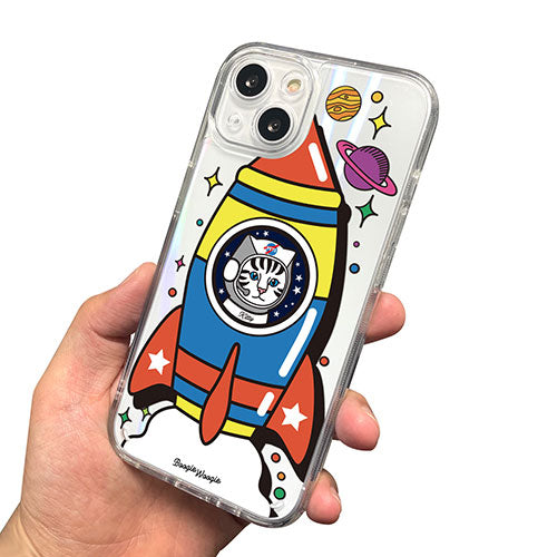 BOOGIE WOOGIE ブギウギ オーロラケース for iPhone 13 Kitty Rocket BW21999i13