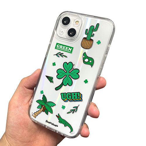 BOOGIE WOOGIE ブギウギ オーロラケース for iPhone 13 Green BW22002i13GN