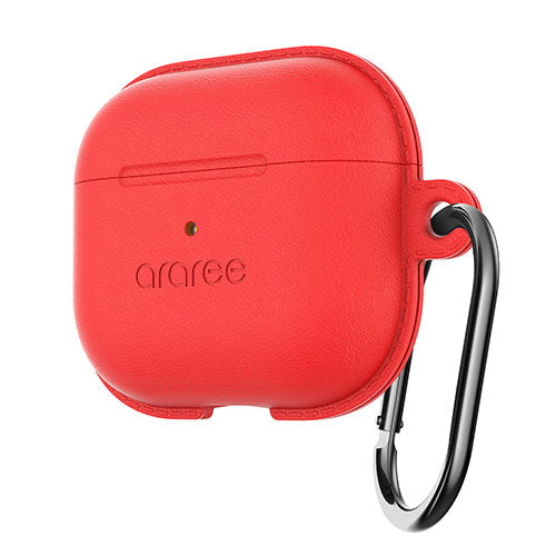 araree ソフトケース for AirPods (第3世代) POPS レッド AR22185AP3RD