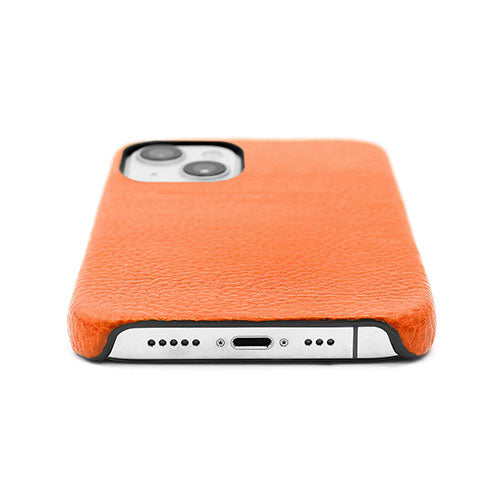 abbi SIGNATURE PIERROT LUX ピエロラックス イタリアンレザーバックカバー for iPhone 13 タン ABS22312i13