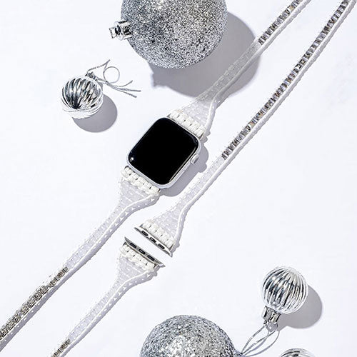 CAPE DIABLO Apple Watch用バンド ホワイトラブラドライト for Apple Watch 38-45mm Mサイズ CD23470AW