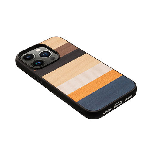 Man & Wood 天然木ケース for iPhone 14 Pro Province 背面カバー型 I23632i14P