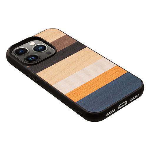 Man & Wood 天然木ケース for iPhone 14 Pro Max Province 背面カバー型 I23645i14PM
