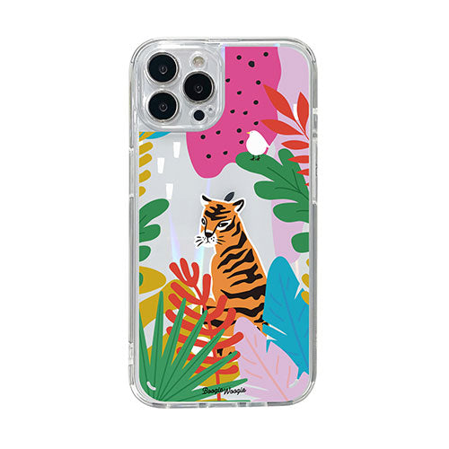 BOOGIE WOOGIE オーロラケース for iPhone 14 Pro Tiger 背面カバー型 BW24108i14P