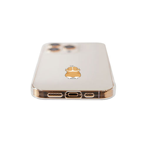 Dparks ソフトクリアケース for iPhone 14 Pro イヌ 背面カバー型 DS24150i14P