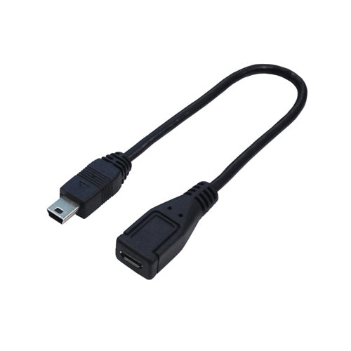変換名人 USBケーブル20 mini(オス)to micro(メス) USBM5A/MCB20F