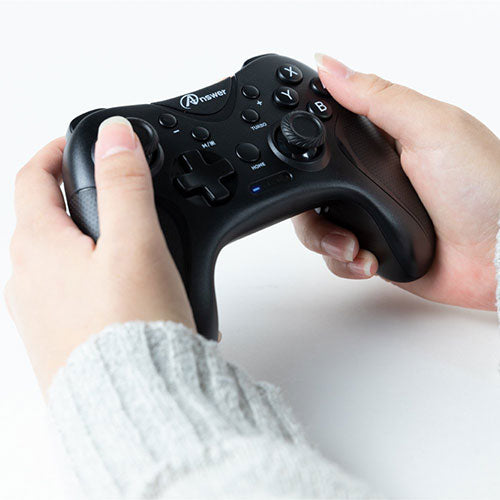 アンサー Switch用 ワイヤレスコントローラ マクロマスター ブラック ANS-SW159BK
