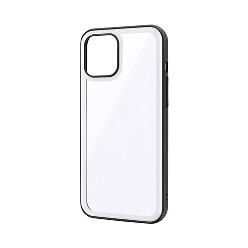 LEPLUS iPhone 12 Pro Max ラウンドエッジガラスシェルケース SHELL GLASS Round ホワイト LP-IL20SGRWH
