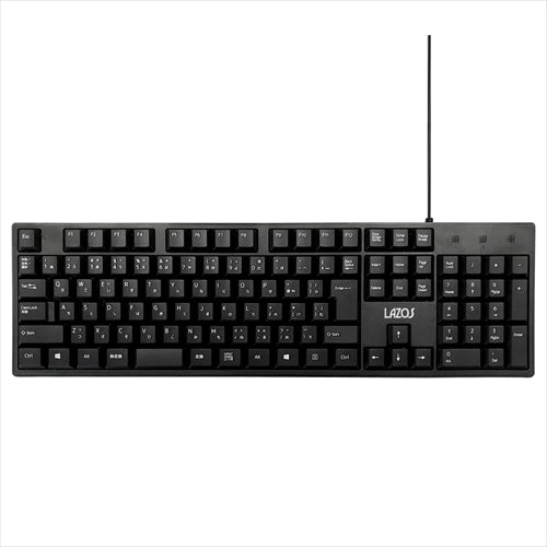 10個セット Lazos 有線キーボード L-KBX10