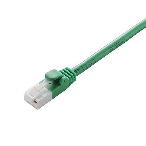 【5個セット】エレコム EU RoHS指令準拠 CAT5E対応 爪折れ防止 LANケーブル 5m/簡易パッケージ仕様(グリーン) LD-CTT/GN5/RSX5