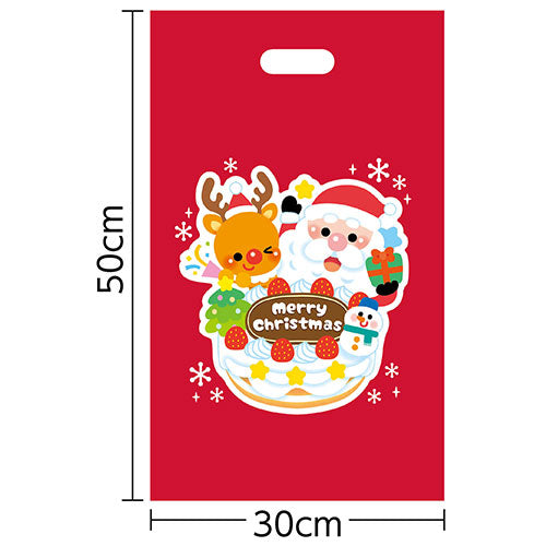 【5個セット(100枚×5)】ARTEC クリスマスプレゼント袋(マチ無) 100枚 ATC9534X5