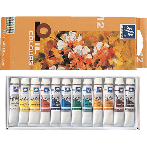 【12色×5個セット】 ARTEC ファースター油絵具 12ml ATC102039X5