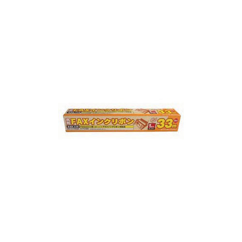 【5個セット】 ミヨシ MCO 汎用FAXインクリボン FXS33PB-1X5