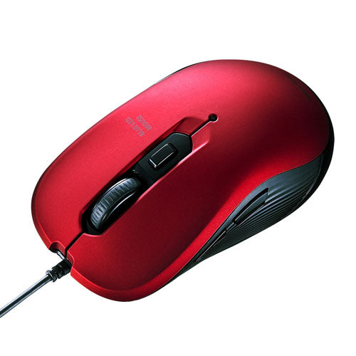 【5個セット】 サンワサプライ 有線ブルーLEDマウス MA-BL114RX5