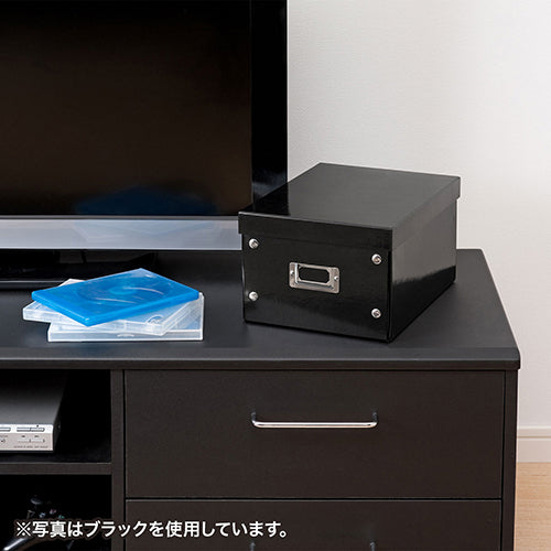 【5個セット】 サンワサプライ 組み立て式DVD BOX(ホワイト) FCD-MT4WNX5