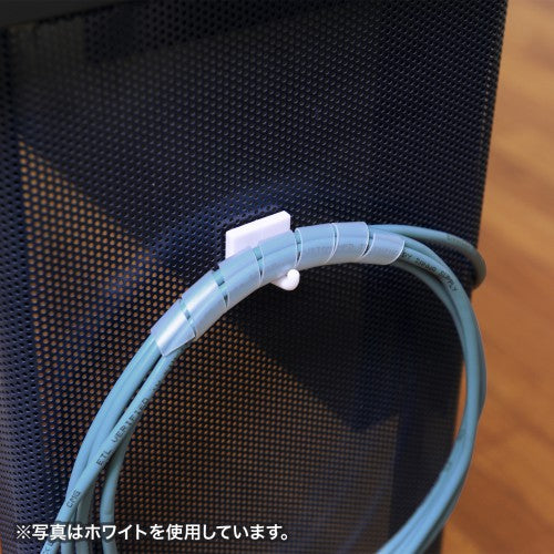 【5個セット】 サンワサプライ ケーブルタイ(スパイラル) CA-SP12BKNX5