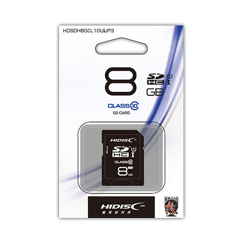 【5個セット】 HIDISC SDHCカード 8GB CLASS10 UHS-1対応 超高速転送 Read70 HDSDH8GCL10UIJP3X5