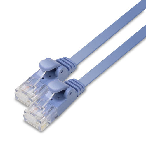 5個セット エレコム LANケーブル/CAT6/フラット/7m/ブルー LD-GF2/BU7X5