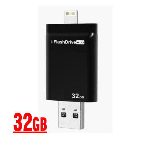 Photofast i-FlashDrive EVO for iOS&Mac/PC Apple社認定 LightningUSBメモリー 32GB IFDEVO32GB