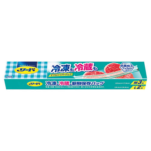 リード冷凍も冷蔵も新鮮保存バッグM3L2 22351704