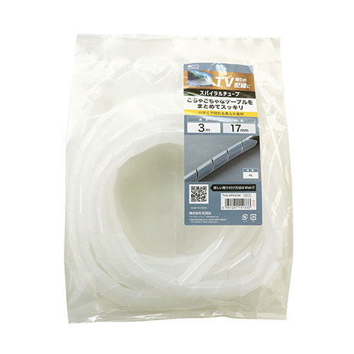ミヨシ スパイラルチューブ 内径17cm 3m ナチュラル TVA-SP03/SK