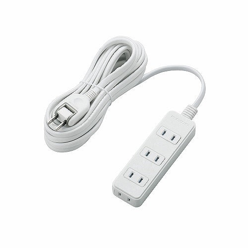 エレコム ほこりシャッター付き電源タップ T-ST02-22450WH