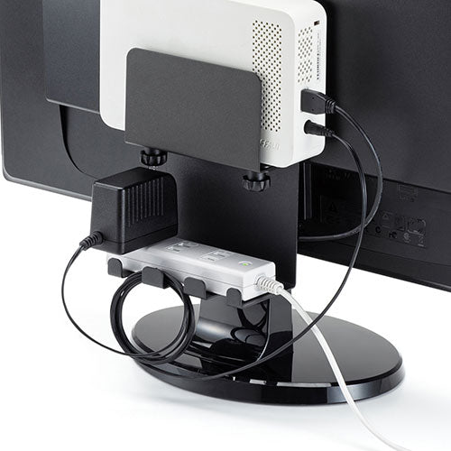 サンワサプライ VESAマウント取付小型PC、HDDホルダー MR-VESA14